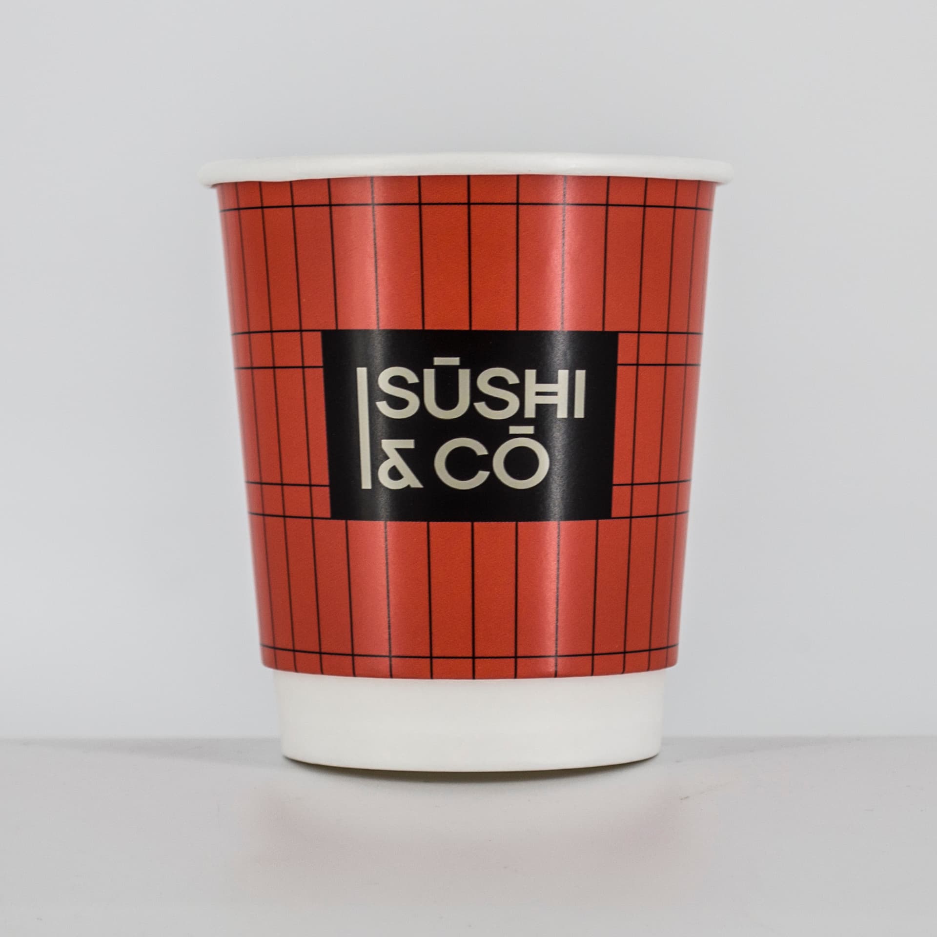 Стакан брендований sushi&co white 270 мл (26 шт) #0