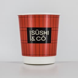Стакан брендований sushi&co white 270 мл (26 шт)