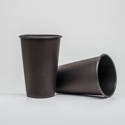 Паперовий стаканчик 340 мл BLACK (50 шт)
