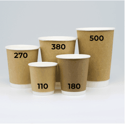 Стакан двошаровий крафт 110мл (25 шт)