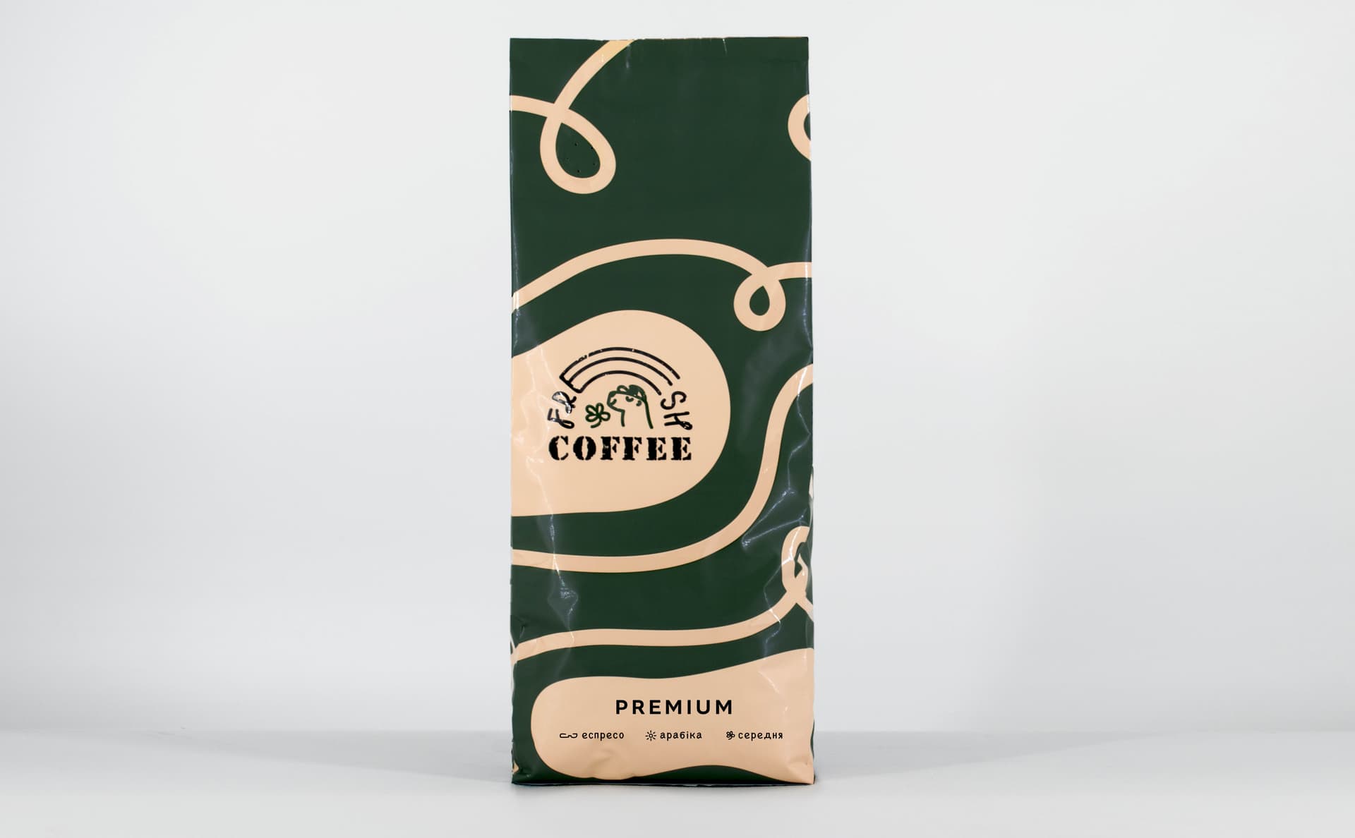 Кава обсмажена Premium Espresso середній #0