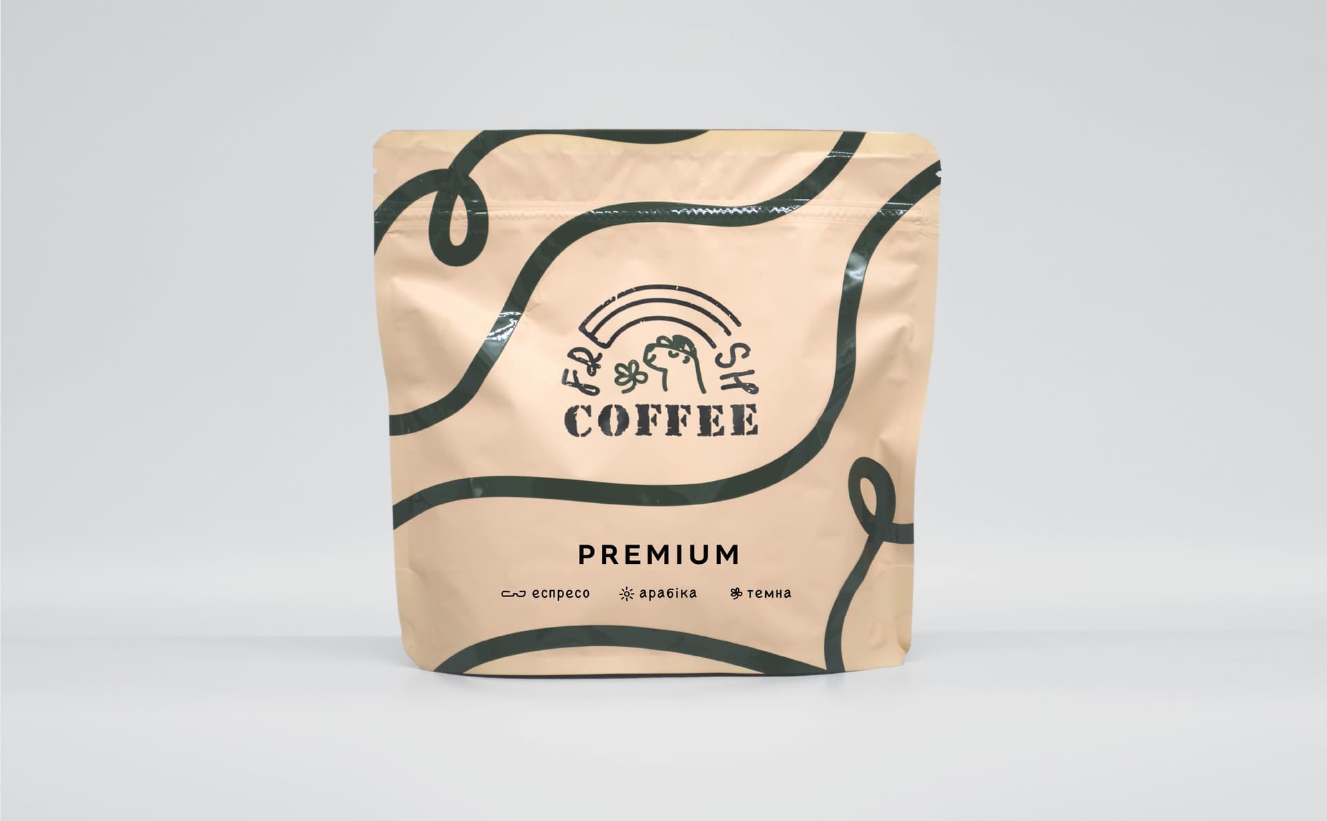 Кава обсмажена Premium Espresso темний #0