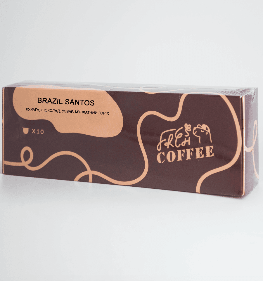 Капсули кавові Brazil Santos 10 шт #0