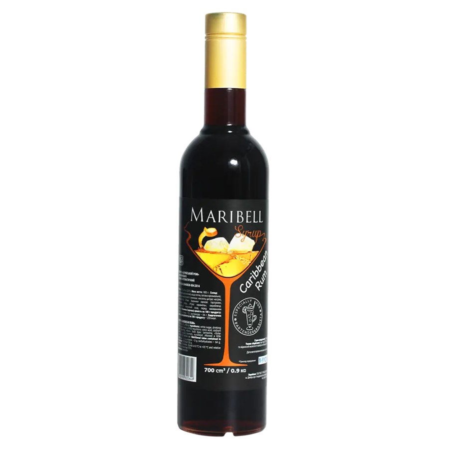 Сироп Карибський ром ТМ Maribell