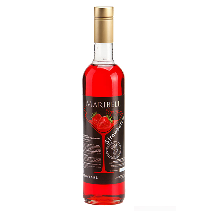 Сироп Полуниця з вершками ТМ Maribell