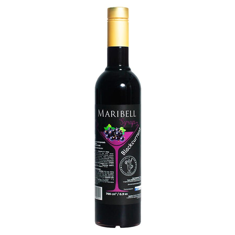Сироп Чорна смородина ТМ Maribell