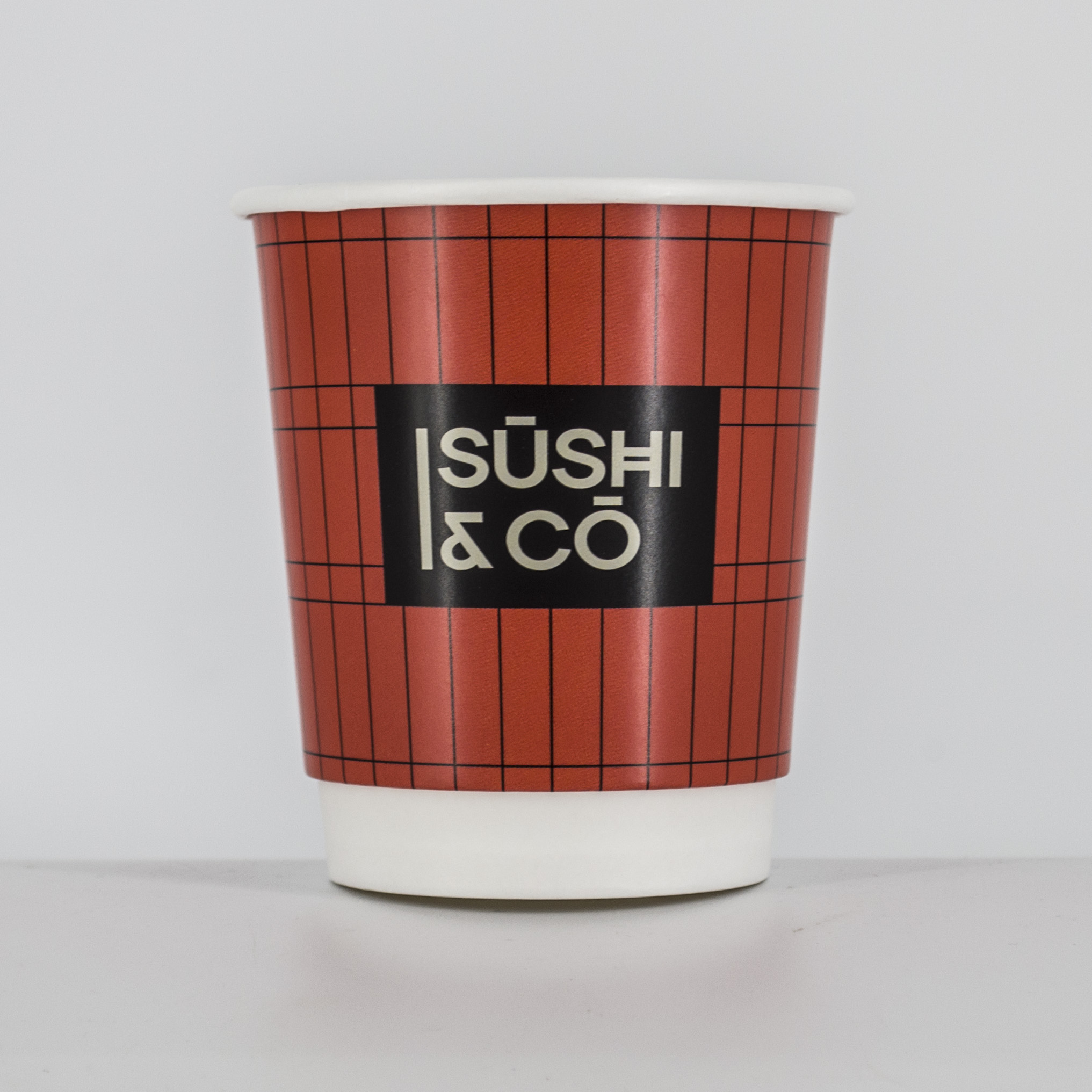 Стакан брендований sushi&co white 270 мл (26 шт)