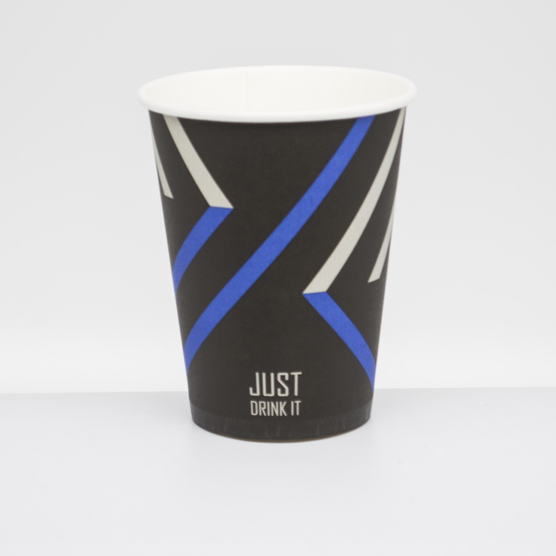 Паперовий стаканчик кольоровий Just Drink 400 мл (50 шт)
